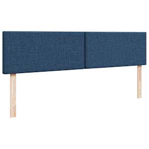Osmanský rám postele s matrací modrá 160x200cm textil - obrázek 9
