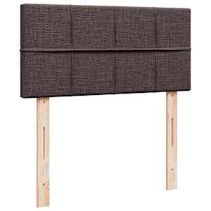 Osmanský postel s matrací tmavě šedá 100x200 cm textil - obrázek 9