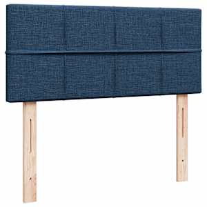 Osmanský rám postele s matrací modrá 120x190cm textil - obrázek 9