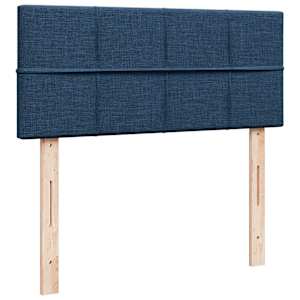 Osmanský postel s matrací modrá 120x200 cm textil - obrázek 9