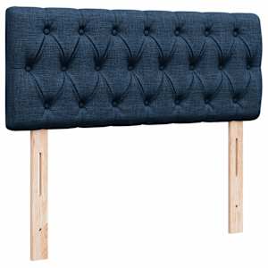 Osmanský rám postele s matrací modrá 120x190cm textil - obrázek 9