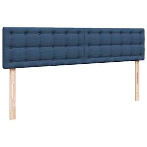 Osmanský rám postele s matrací modrá 180x200cm textil - obrázek 9