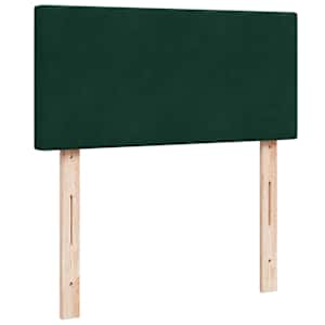 Osmanský rám postele s matrací tmavě šedá 90x200cm samet - obrázek 8
