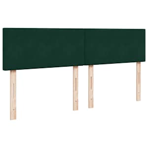 Osmanský rám postele s matrací tmavě zelená 180x200cm samet - obrázek 11