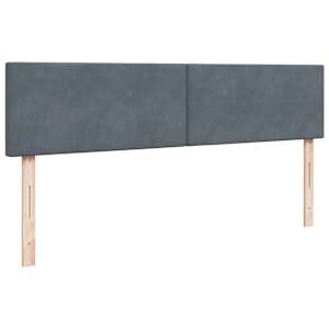 Osmanský rám postele s matrací tmavě šedá 200x200 cm samet - obrázek 11