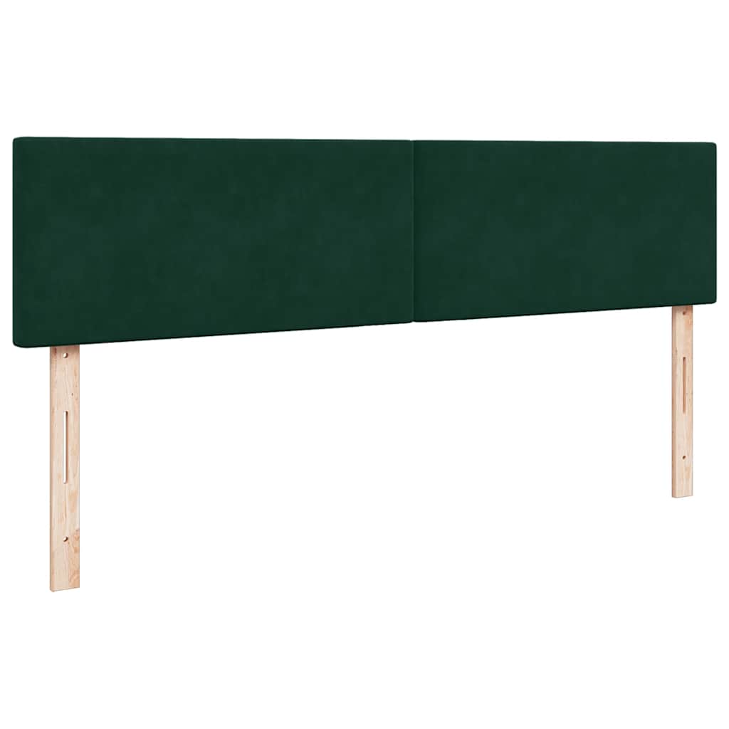 Osmanský rám postele s matrací tmavě zelená 200x200 cm samet - obrázek 11