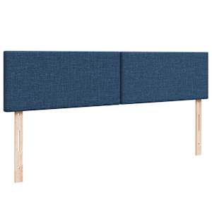 Osmanský rám postele s matracíes modrá 200x200cm textil - obrázek 9