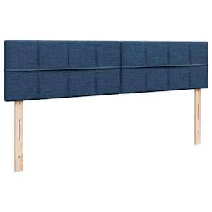 Osmanský rám postele s matracíes modrá 180x200cm textil - obrázek 9
