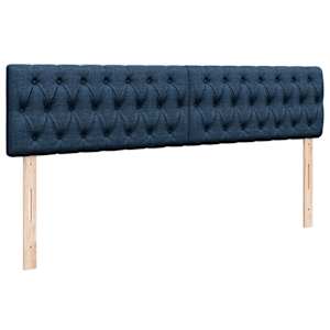 Osmanský rám postele s matracíes modrá 200x200cm textil - obrázek 9
