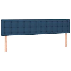 Osmanský rám postele s matracíes modrá 180x200cm textil - obrázek 9