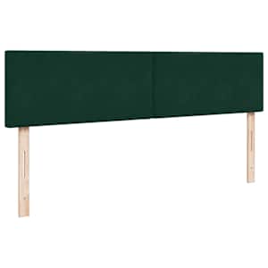 Osmanský rám postele s matrací tmavě zelená 200x200cm samet - obrázek 9