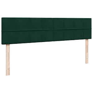 Osmanský rám postele s matracíes tmavě šedá 160x200cm samet - obrázek 9