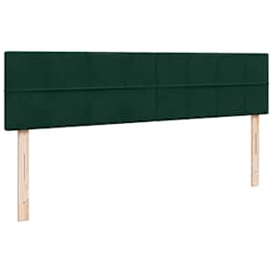Osmanský rám postele s matracíes tmavě šedá 180x200cm samet - obrázek 9