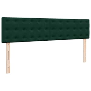 Osmanský rám postele s matracíes tmavě šedá 180x200cm samet - obrázek 9