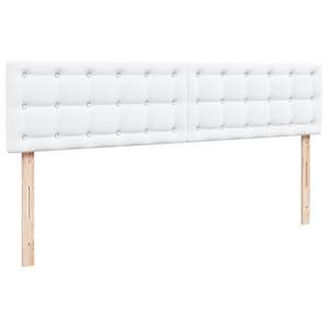 Osmanský rám postele s matrací čistě bílý 200x200cm umělá kůže - obrázek 13