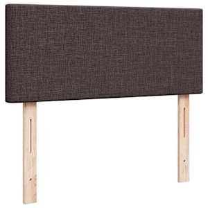 Osmanský rám postele s matrací tmavě hnědá 120x190cm textil - obrázek 10