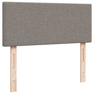 Osmanská postel s matrací & LED taupe 120x190cm látka - obrázek 10