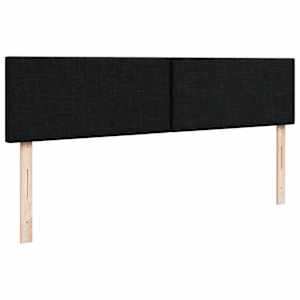 Osmanský rám postele s matrací černá 160x200cm textil - obrázek 10