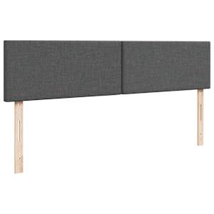 Osmanská postel s matrací & LED tmavě šedá 180x200cm látka - obrázek 10