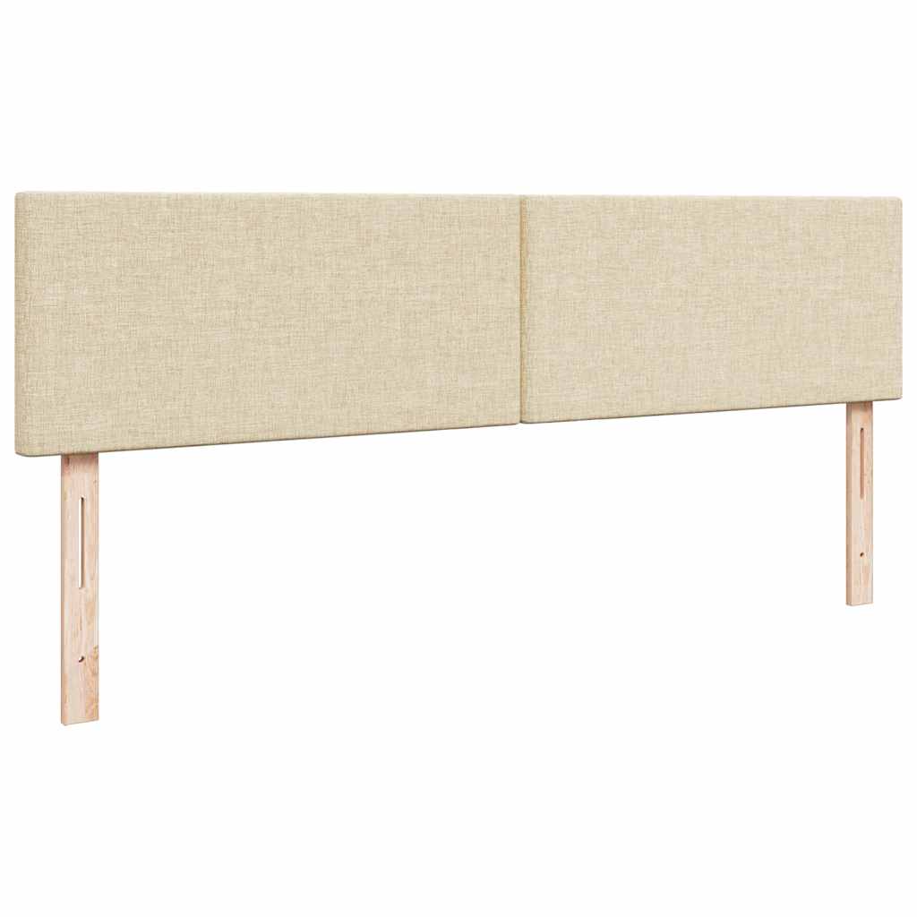 Osmanský rám postele s matrací krémová 200x200cm textil - obrázek 13