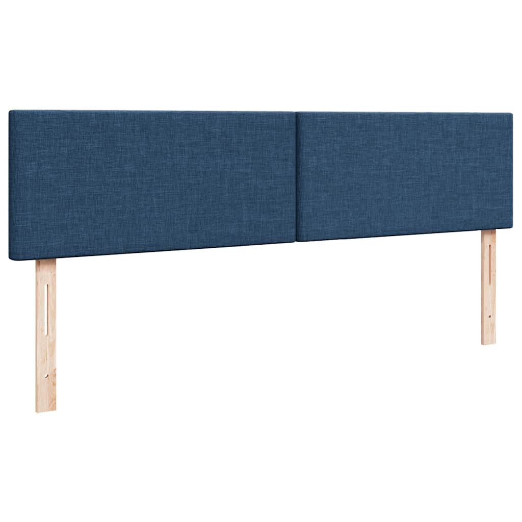 Osmanský rám postele s matracíes modrá 200x200cm textil - obrázek 13