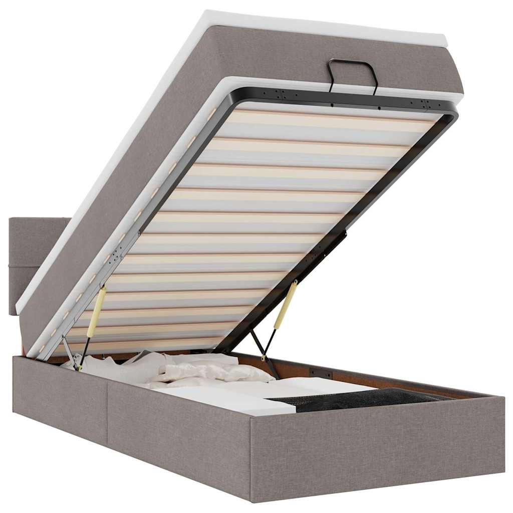 vidaXL     & LEDs Taupe 80x200cm