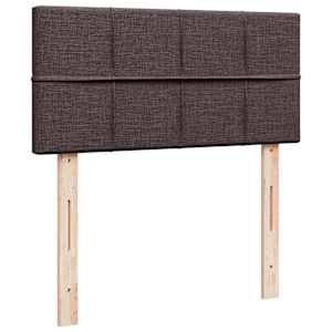 Osmanský postel s matrací tmavě šedá 100x200 cm textil - obrázek 10