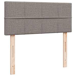 Osmanská postel s matrací & LED taupe 120x190cm látka - obrázek 10