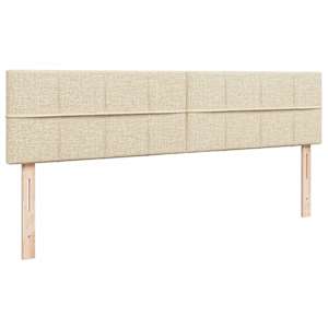 Osmanský rám postele s matrací krémová 160x200cm textil - obrázek 10