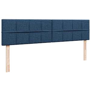Osmanský rám postele s matracíes modrá 200x200cm textil - obrázek 13