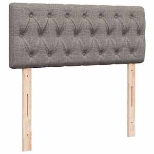 Osmanská postel s matrací & LED taupe 120x190cm látka - obrázek 10