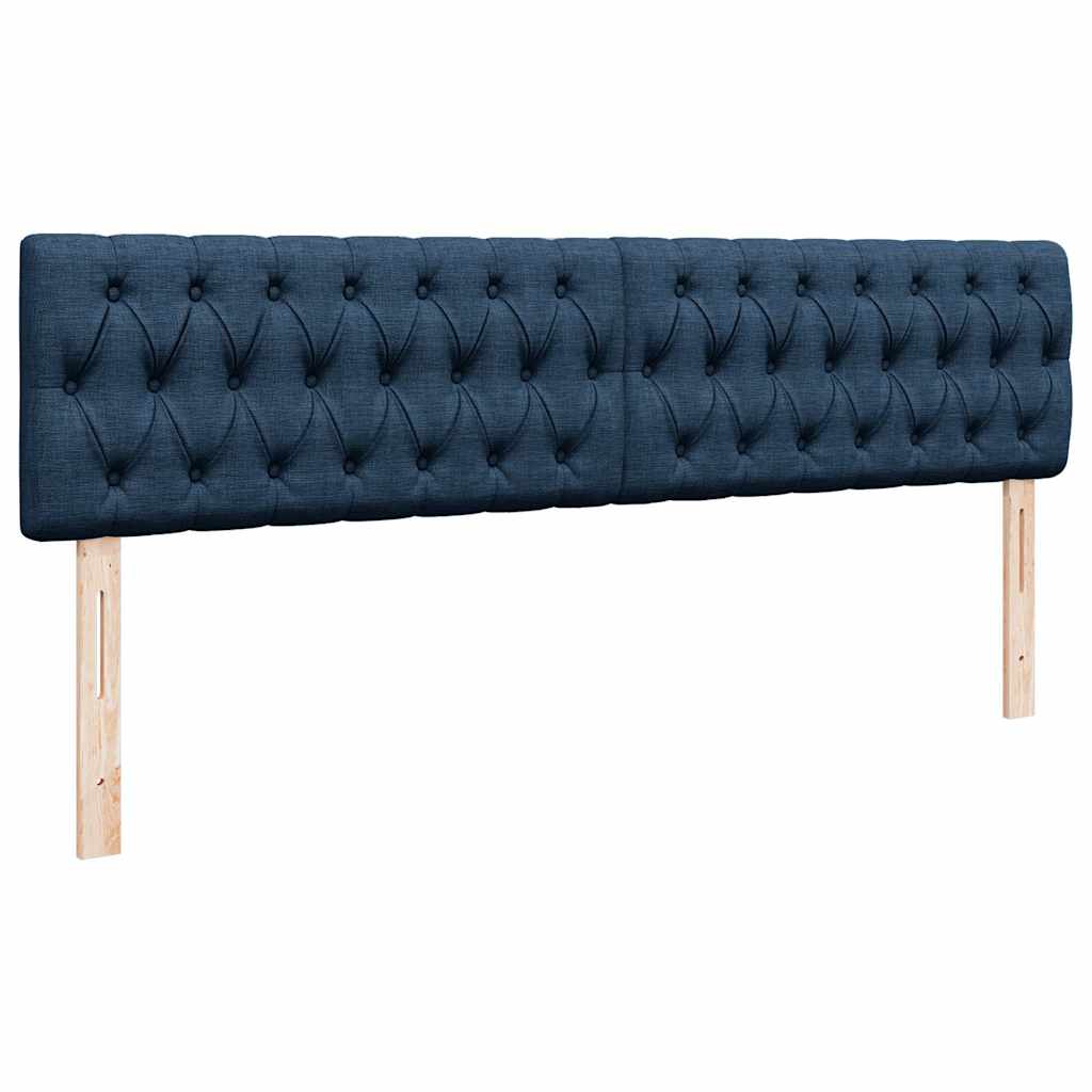 Osmanský rám postele s matracíes modrá 200x200cm textil - obrázek 13