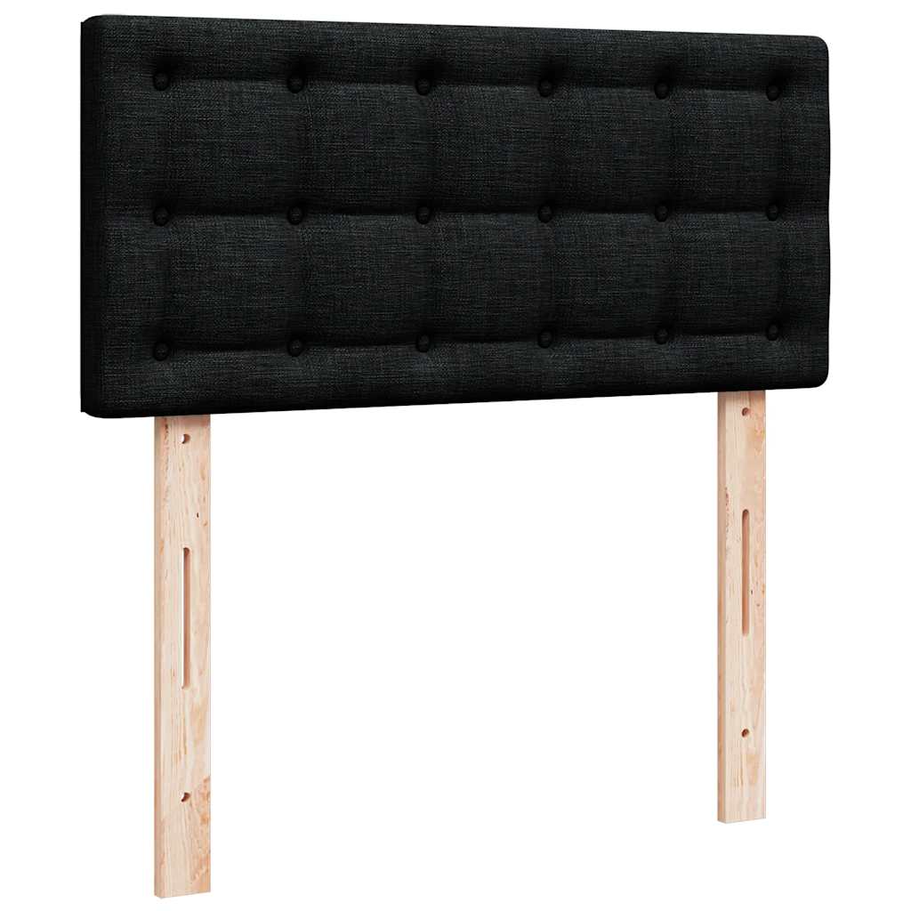 Lit ottoman avec matelas et LED gris clair vendre 80x200cm tissu lit rembourré vidaXL