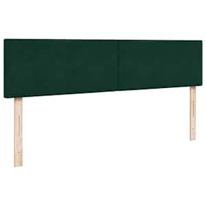 Osmanský rám postele s matrací tmavě zelená 160x200cm samet - obrázek 8