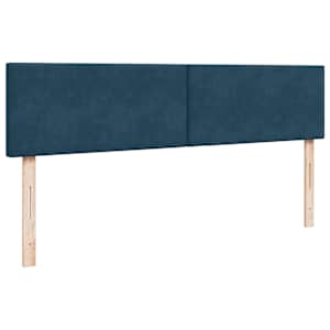 Osmanský rám postele s matrací tmavě modrá 160x200cm samet - obrázek 8