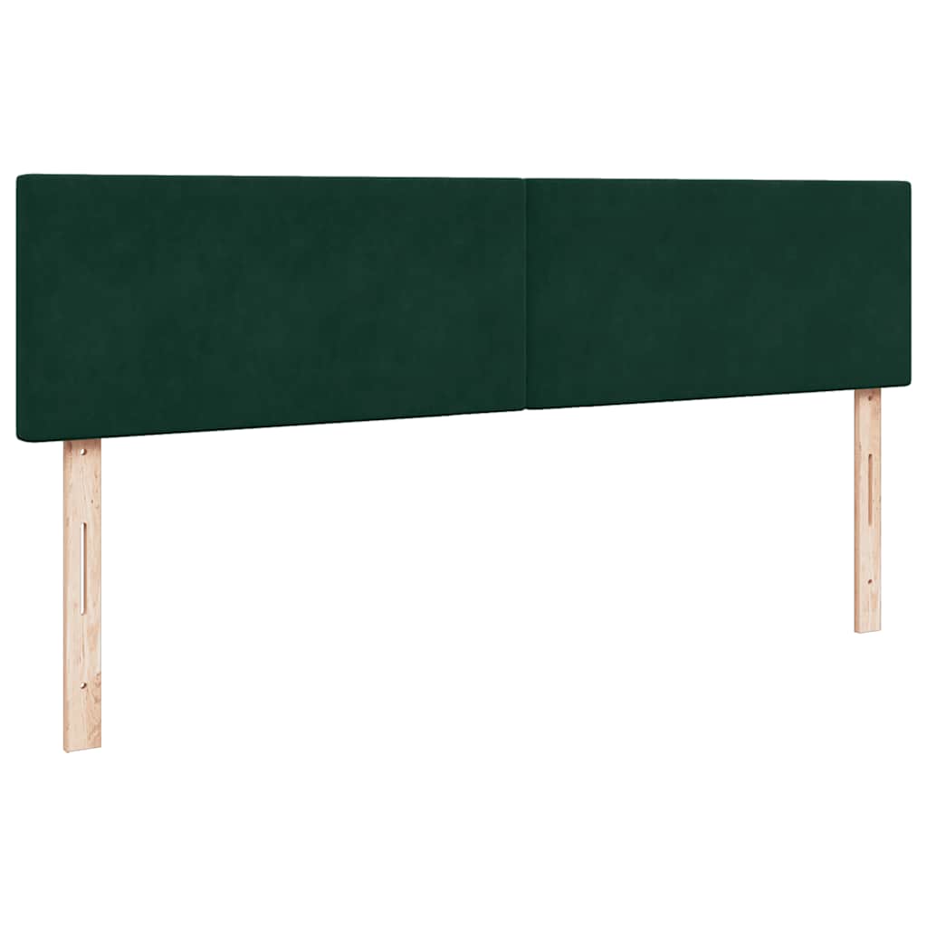 Osmanský rám postele s matrací tmavě zelená 200x200cm samet - obrázek 8