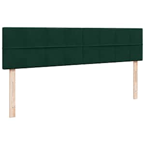 Osmanský rám postele s matrací tmavě zelená 180x200cm samet - obrázek 8