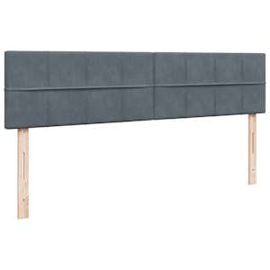 Osmanský rám postele s matrací tmavě šedý 200x200cm samet - obrázek 8