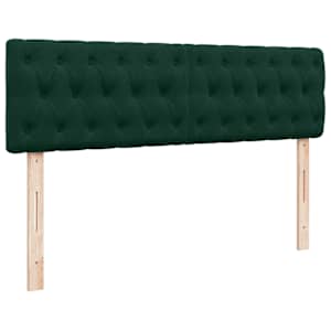 Osmanský rám postele s matrací tmavě zelená 140x190cm samet - obrázek 8