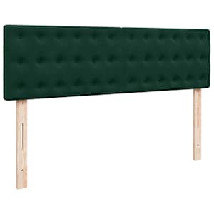 Osmanský rám postele s matrací tmavě zelená 140x190cm samet - obrázek 10