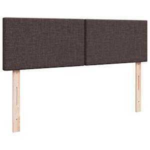 Osmanský rám postele s matrací tmavě hnědá 180x200cm textil - obrázek 10