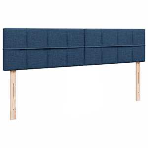 Osmanský rám postele s matracíes modrá 180x200cm textil - obrázek 10