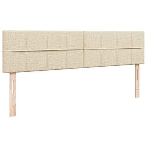 Osmanský rám postele s matrací krémová 200x200cm textil - obrázek 10