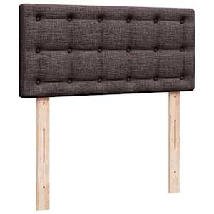 Osmanský rám postele s matrací tmavě hnědá 200x200cm textil - obrázek 10