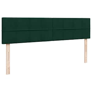 Osmanský rám postele s matracíes tmavě šedá 180x200cm samet - obrázek 10