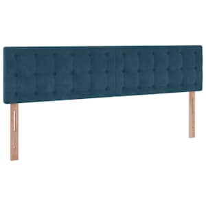 osmanská postel s matracemi a LED diodami tmavě modrá 200x200cm - obrázek 10