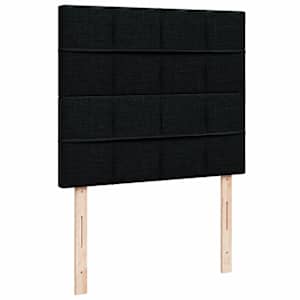 Osmanský rám postele s matrací černá 120x200cm textil - obrázek 9