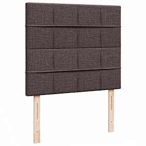 Osmanský rám postele s matrací tmavě šedá 120x200cm textil - obrázek 9