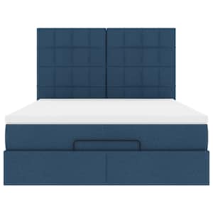 Osmanský rám postele s matrací Blue 140x190cm textil - obrázek 7