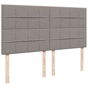 Osmanský rám postele s matrací taupe 180x200cm textil - obrázek 9